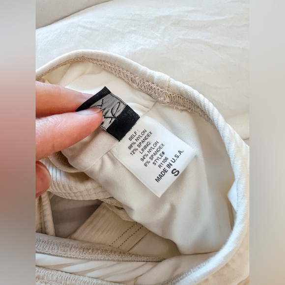 Ris-k (Now Dippin’ Daisy’s) - White Crossing One Piece Swimsuit - Size S - Picture 6 of 6